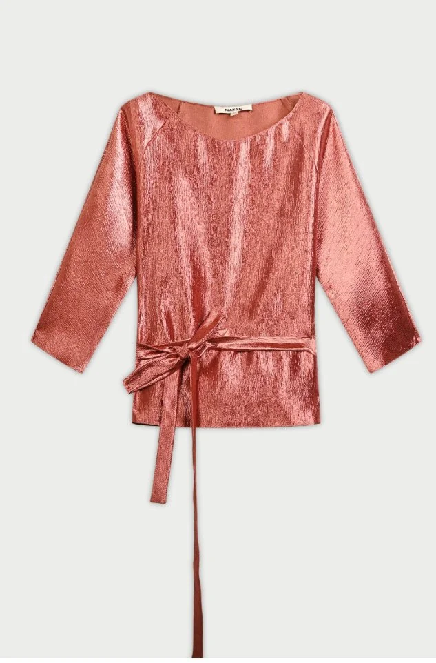 Natan Bowy Top in Copper