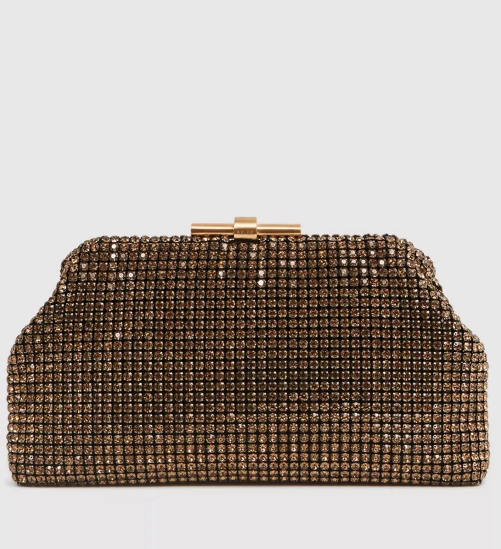 Reiss Adaline Crystal Clutch