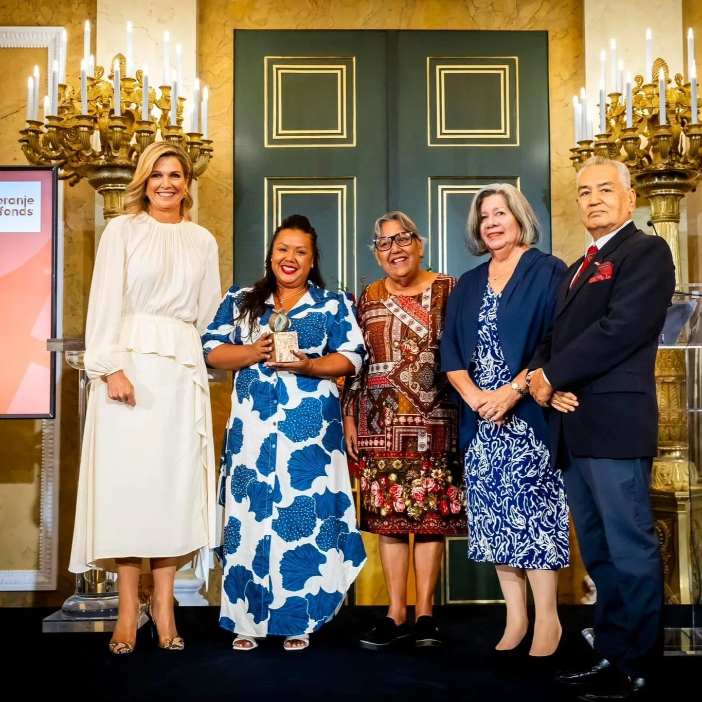 King Willem-Alexander and Queen Maxima attend Appeltjes Van Oranje Award Ceremony