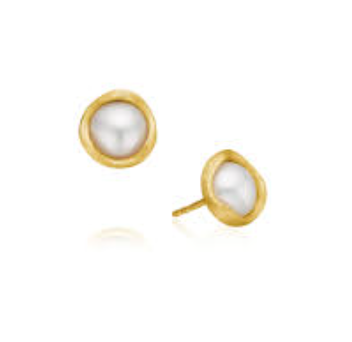 Dulong Fine Jewelry Vega Stud Earrings with Freshwater Pearls