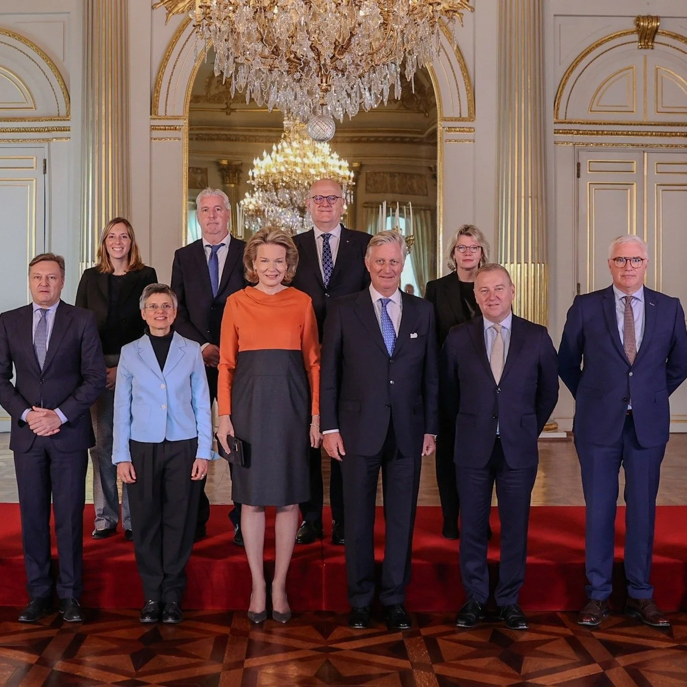 King Philippe and Queen Mathilde meet provincial governors