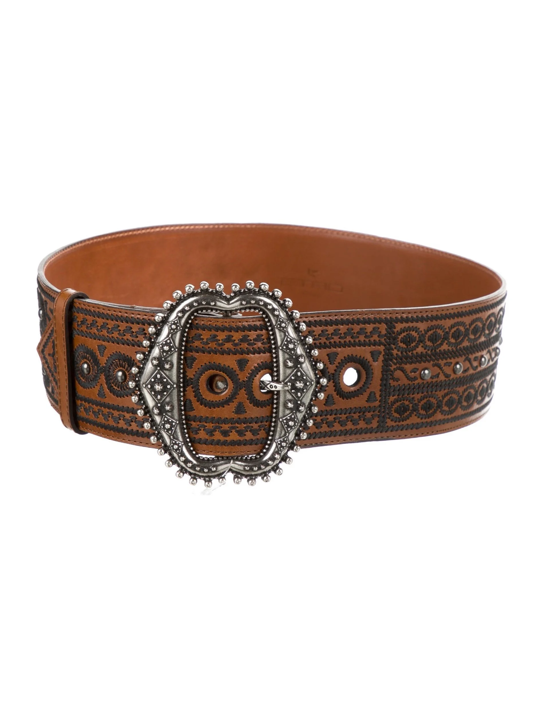Etro Embroidered Waist Belt
