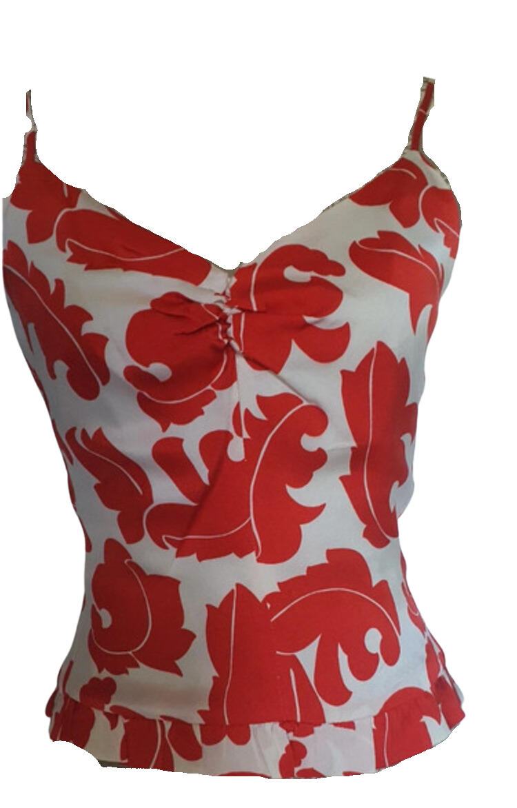 Felipe Varela White Printed Top