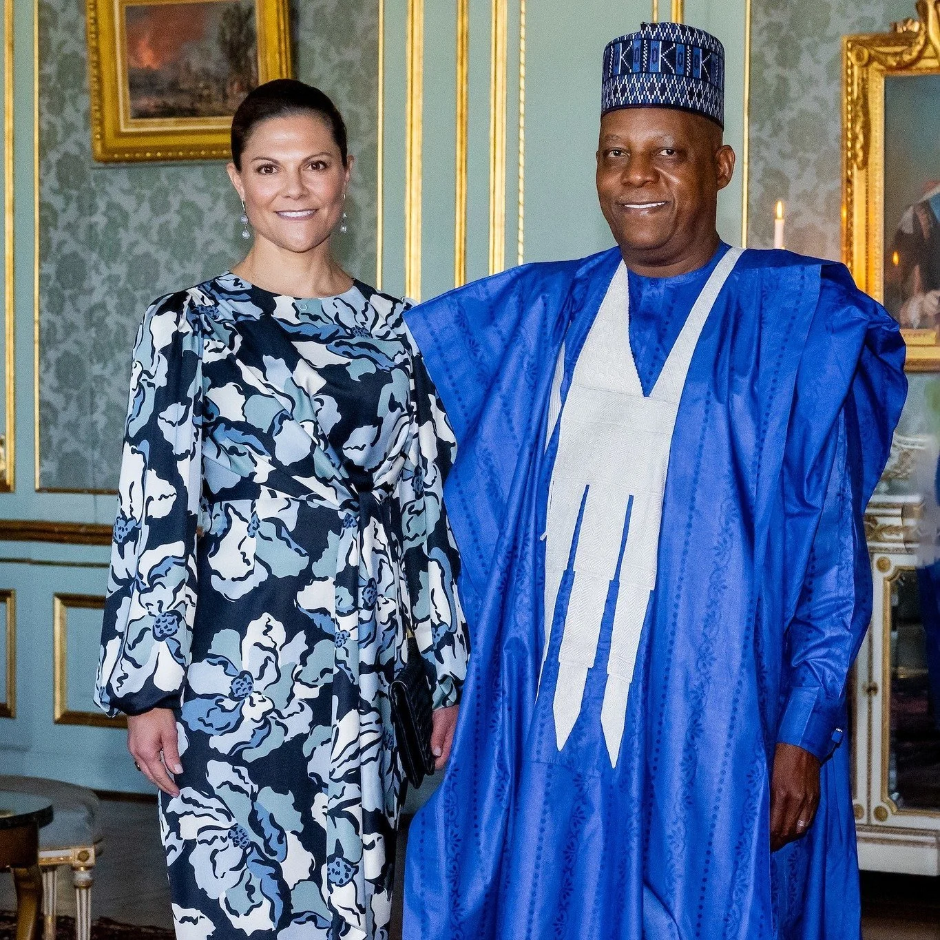 Crown Princess Victoria meets Vice President of Nigeria