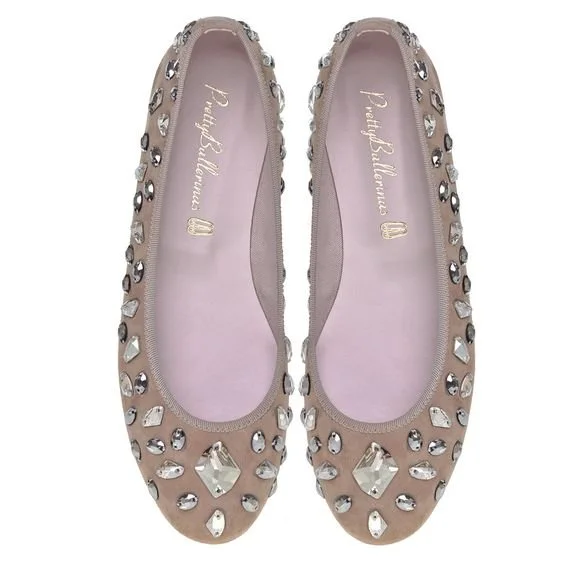 Pretty Ballerinas Marylin Jeweled Ballet Flats