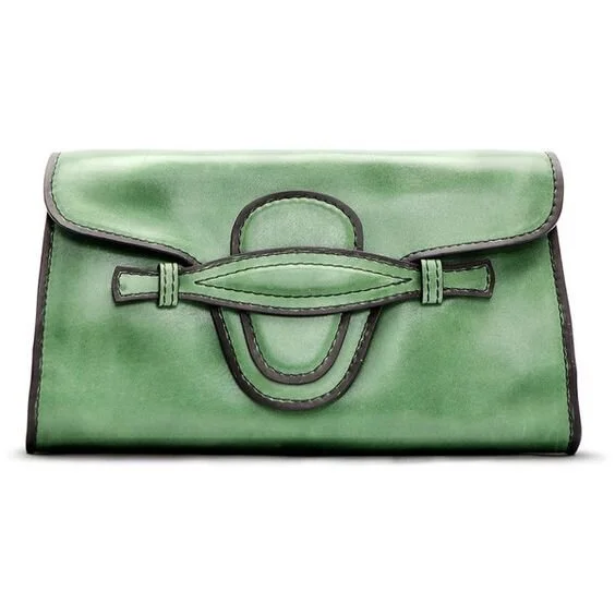 Mango Contrast Trim Clutch