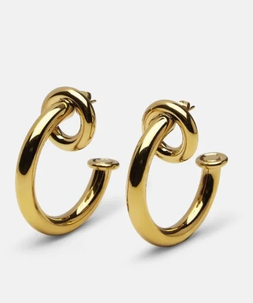 Skultuna x Lara Bohinc Together Hoop Earrings no.3 in Gold Plated
