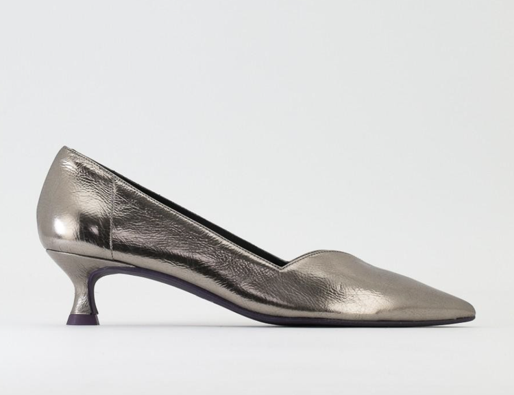 PINKCHICguagua Bibi Pumps in Bronze Metal — UFO No More