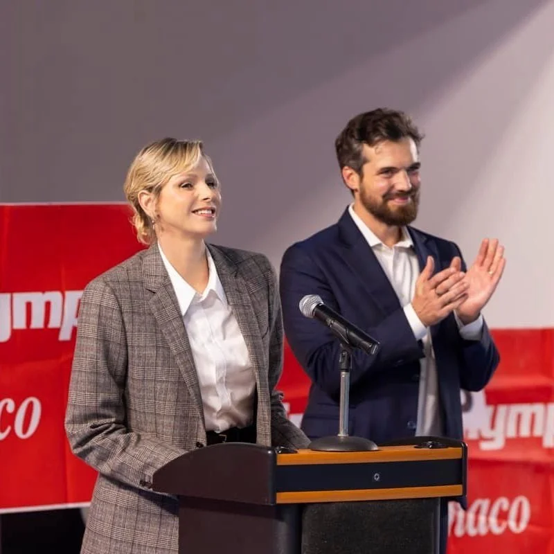 Princess Charlene attends Princess Charlene European Swimming Meeting
