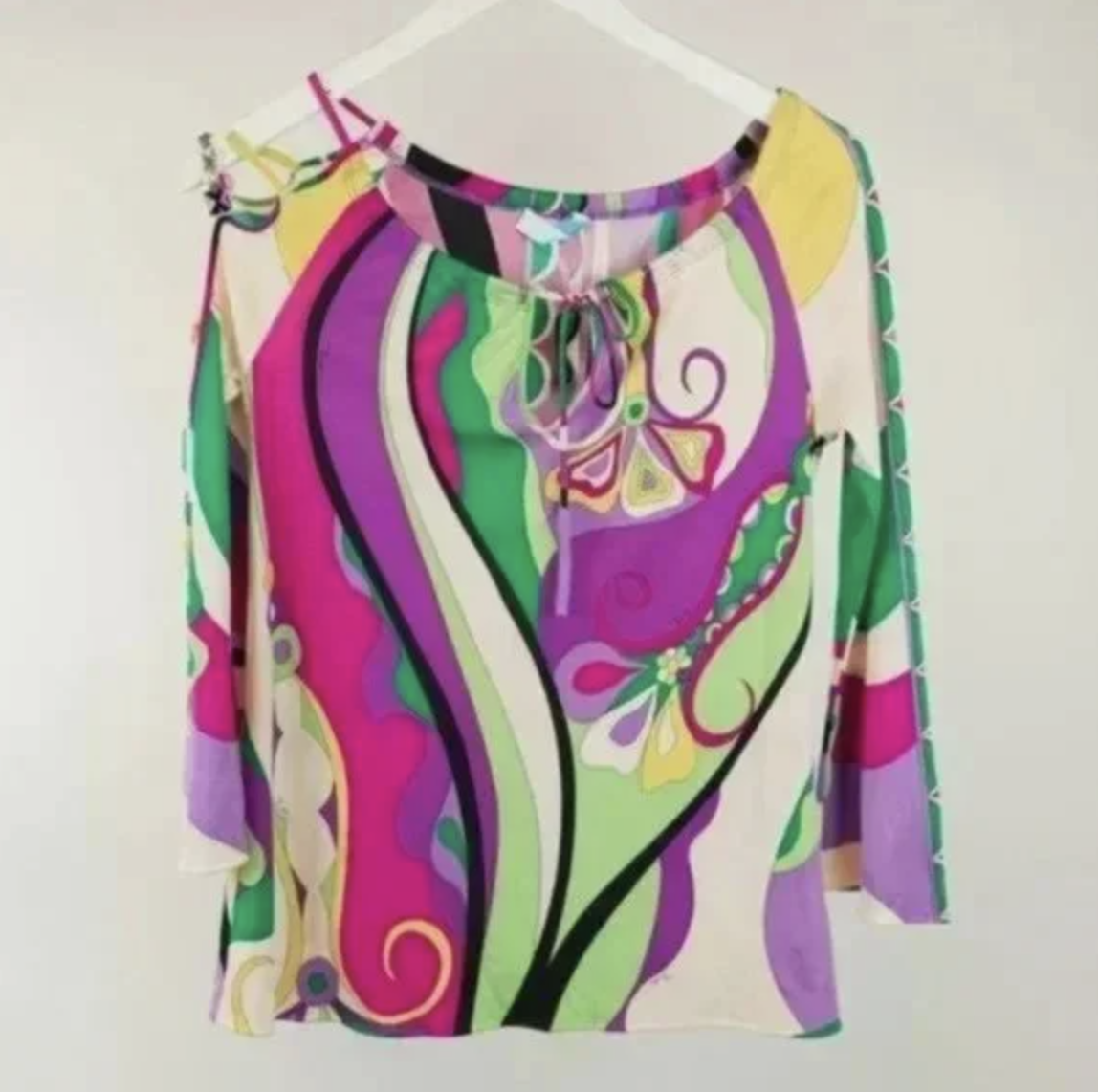 Emilio Pucci Multicolour Geometric Top