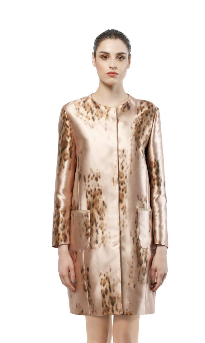 Natan Leopard Print Coat
