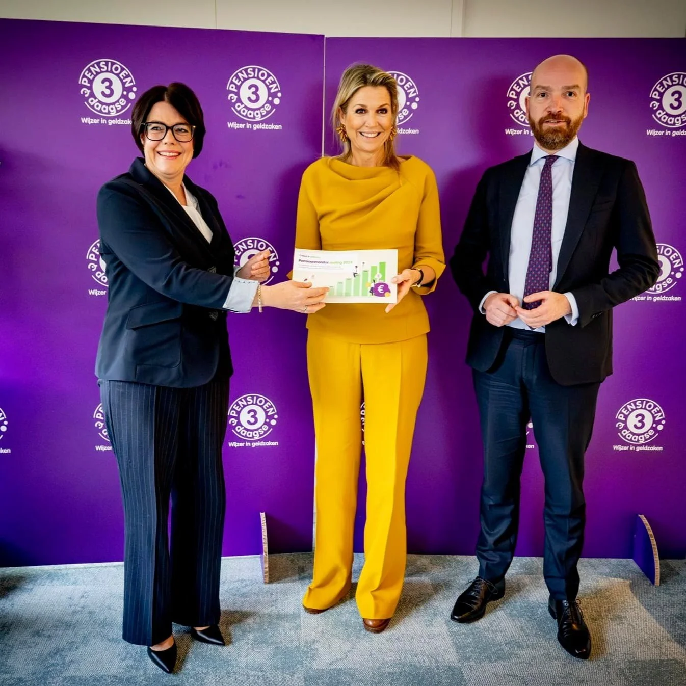 Queen Maxima visits care home Ipse de Bruggen in Zoetermeer