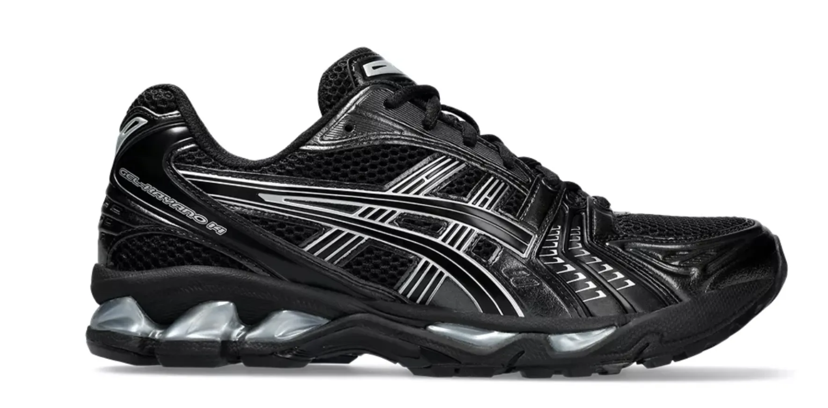 ASICS Gel-Kayano 14 Running Shoes in Black/Pure Silver