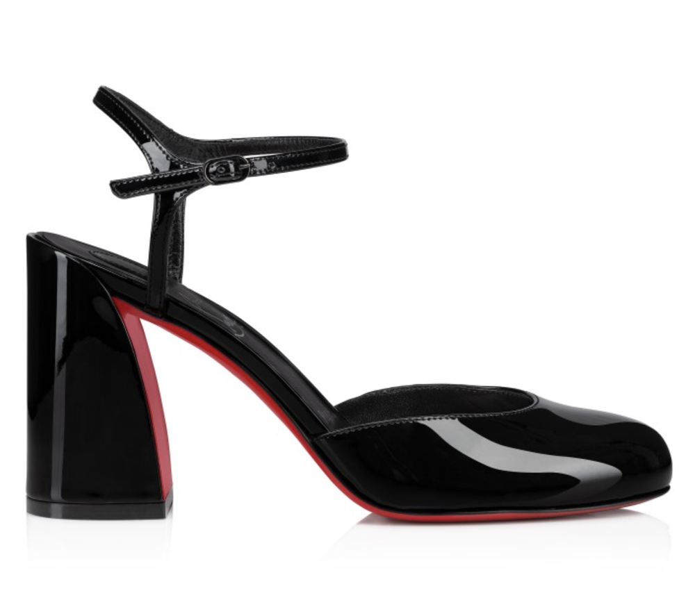 Christian Louboutin Jane 85 Pumps in Black Patent Leather — UFO No