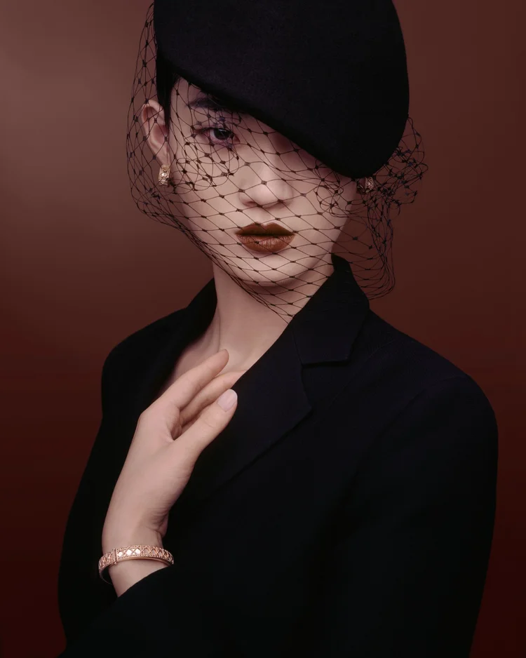 Dior Elegant Black Veil Hat Dior Black Leather Newsboy Hat with Veil Size 56 EU main image 4