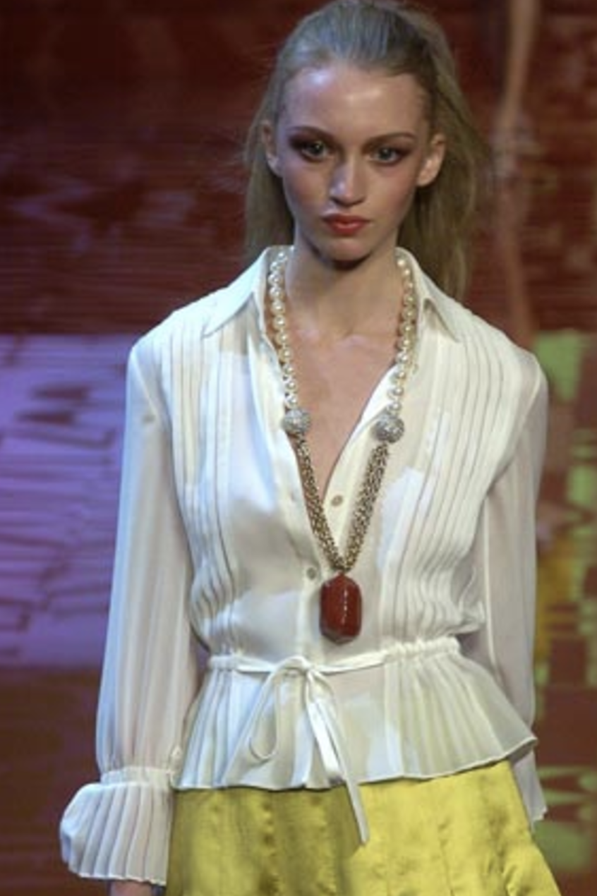 Valentino Pleated Shirt