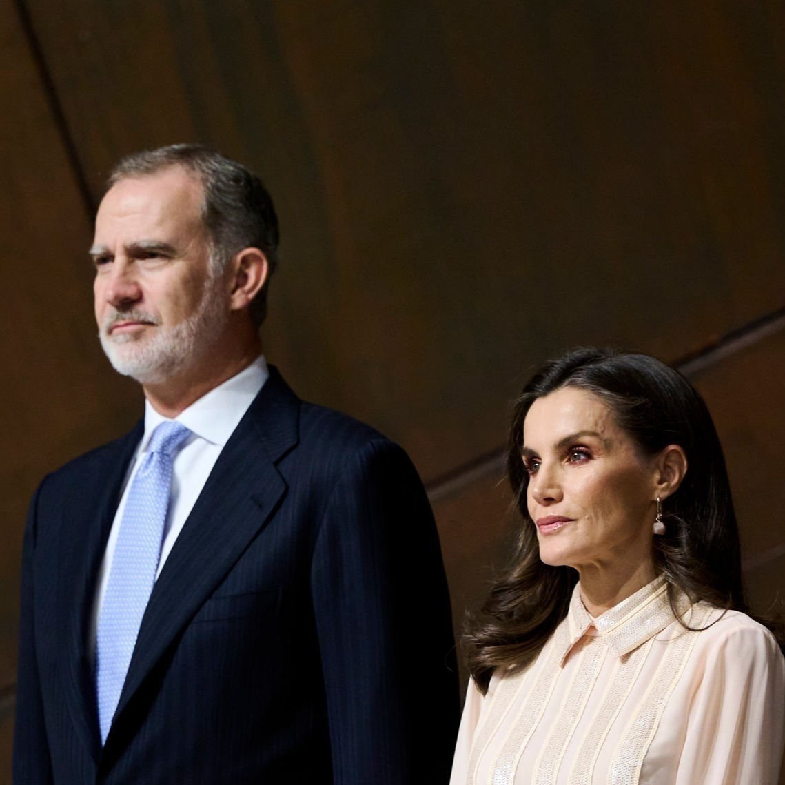 King Felipe and Queen Letizia attend “Il Trittico” Opera performance