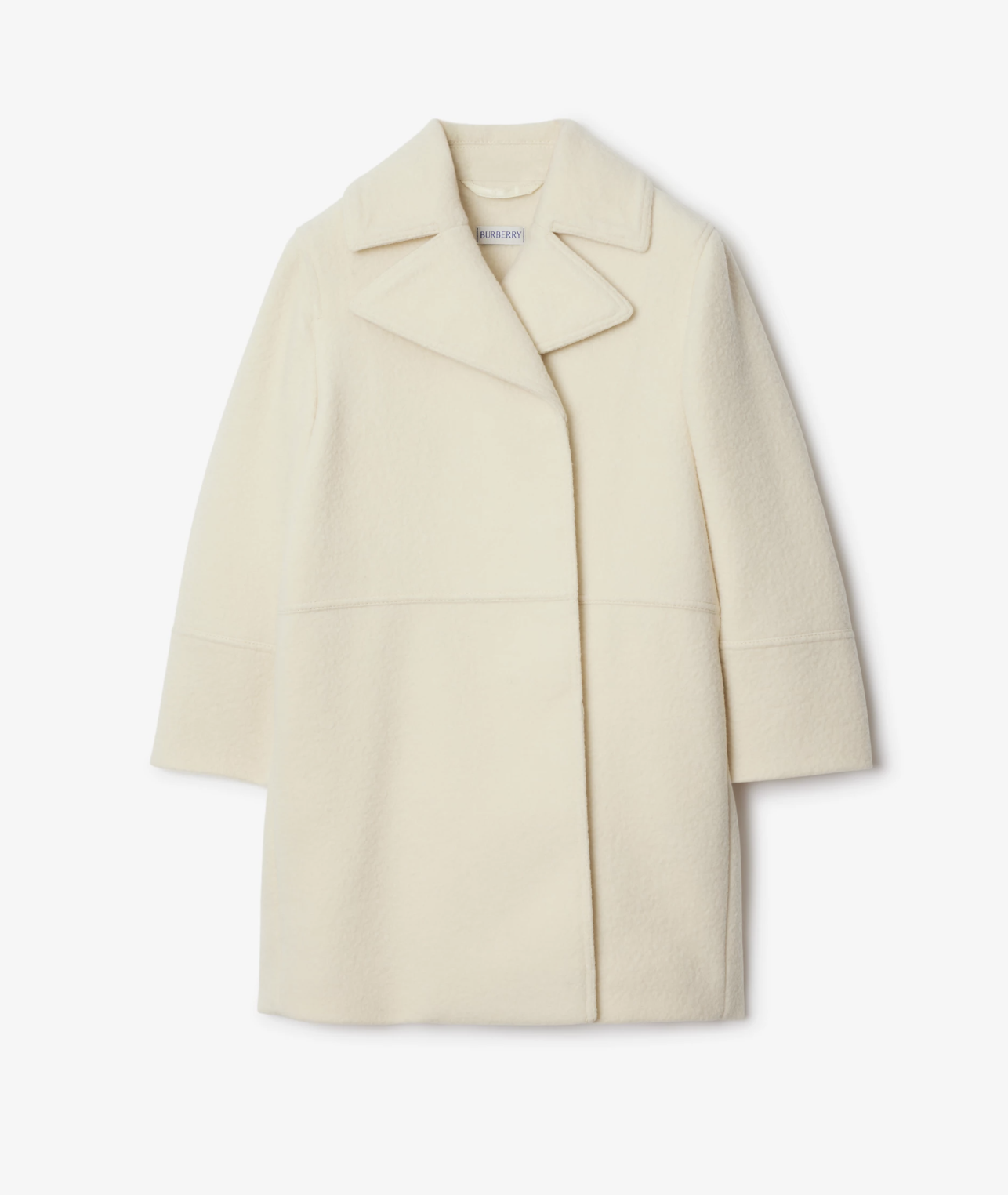 Burberry Kids Wool Cashmere Coat in Calico