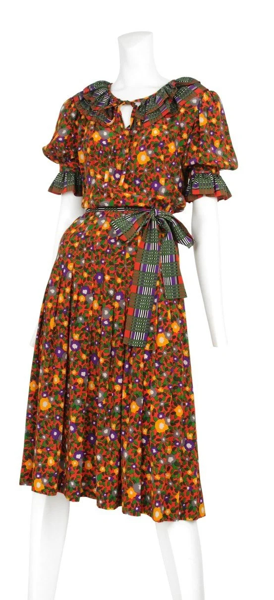 Yves Saint Laurent Silk Day Dress 