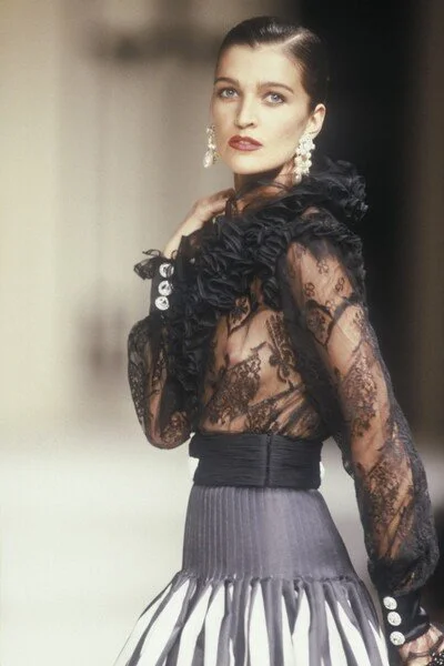 Valentino HC Lace Frill Blouse