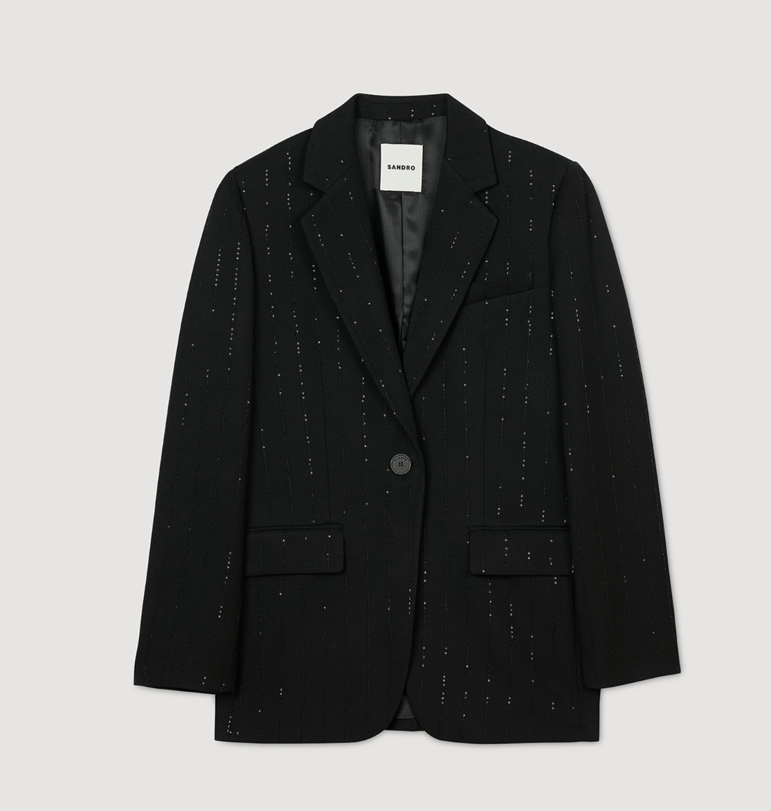 Sandro Sequined Suit Jacket
