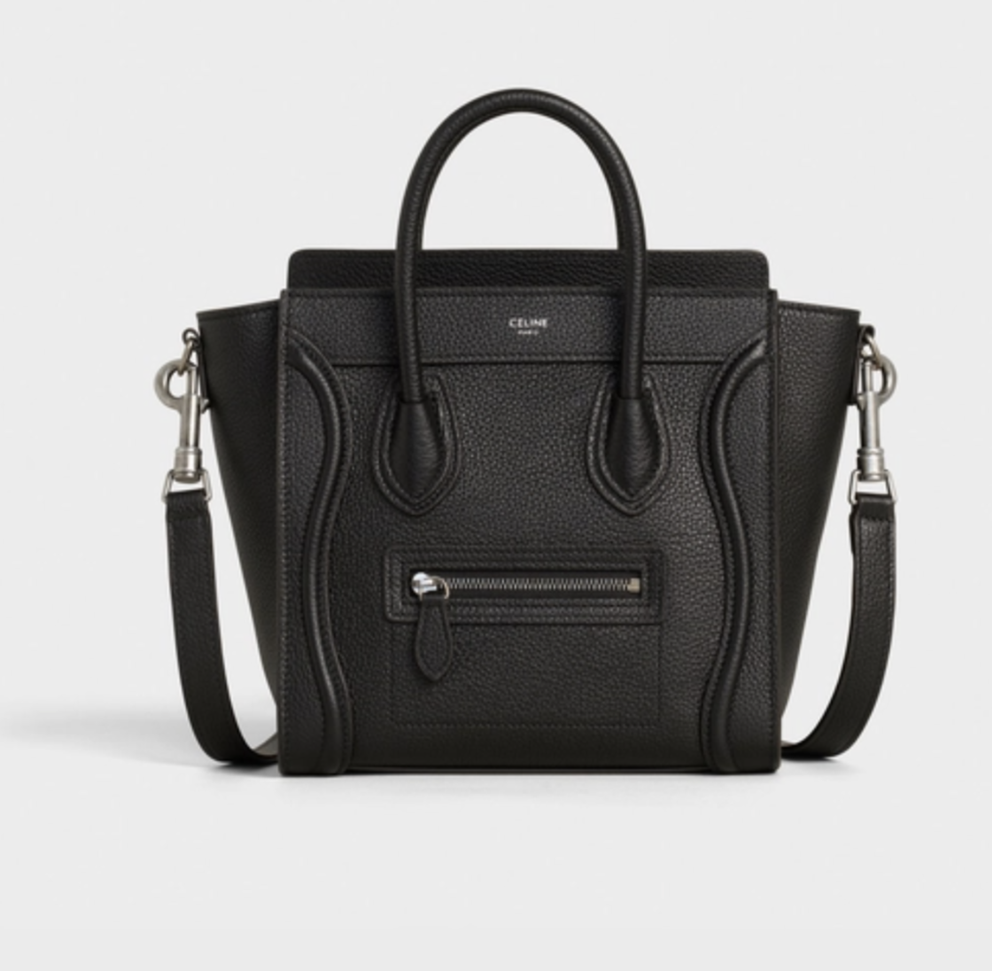 Celine Nano Luggage Bag in Black