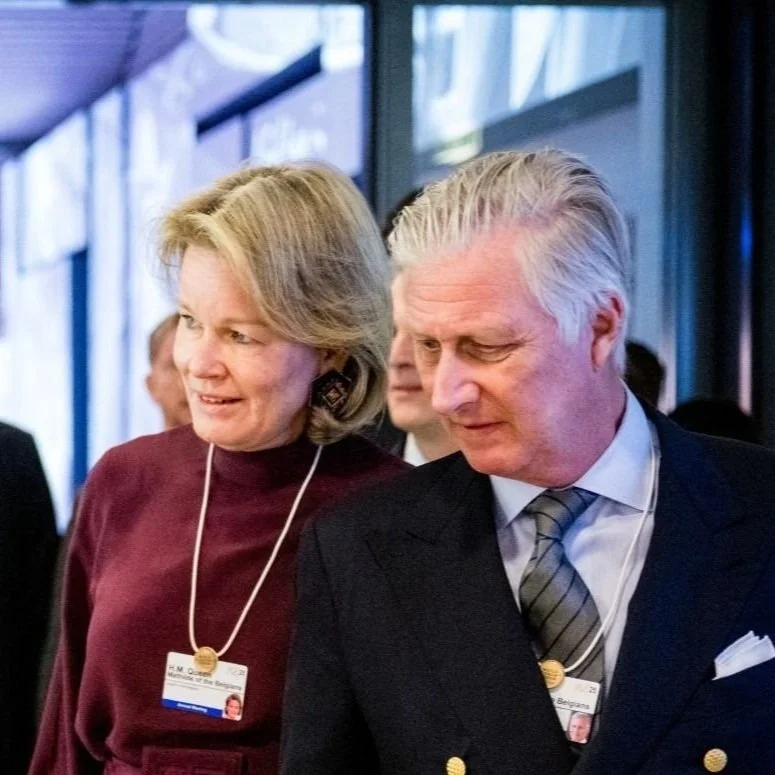 King Philippe and Queen Mathilde attend World Economic Forum - Day 3