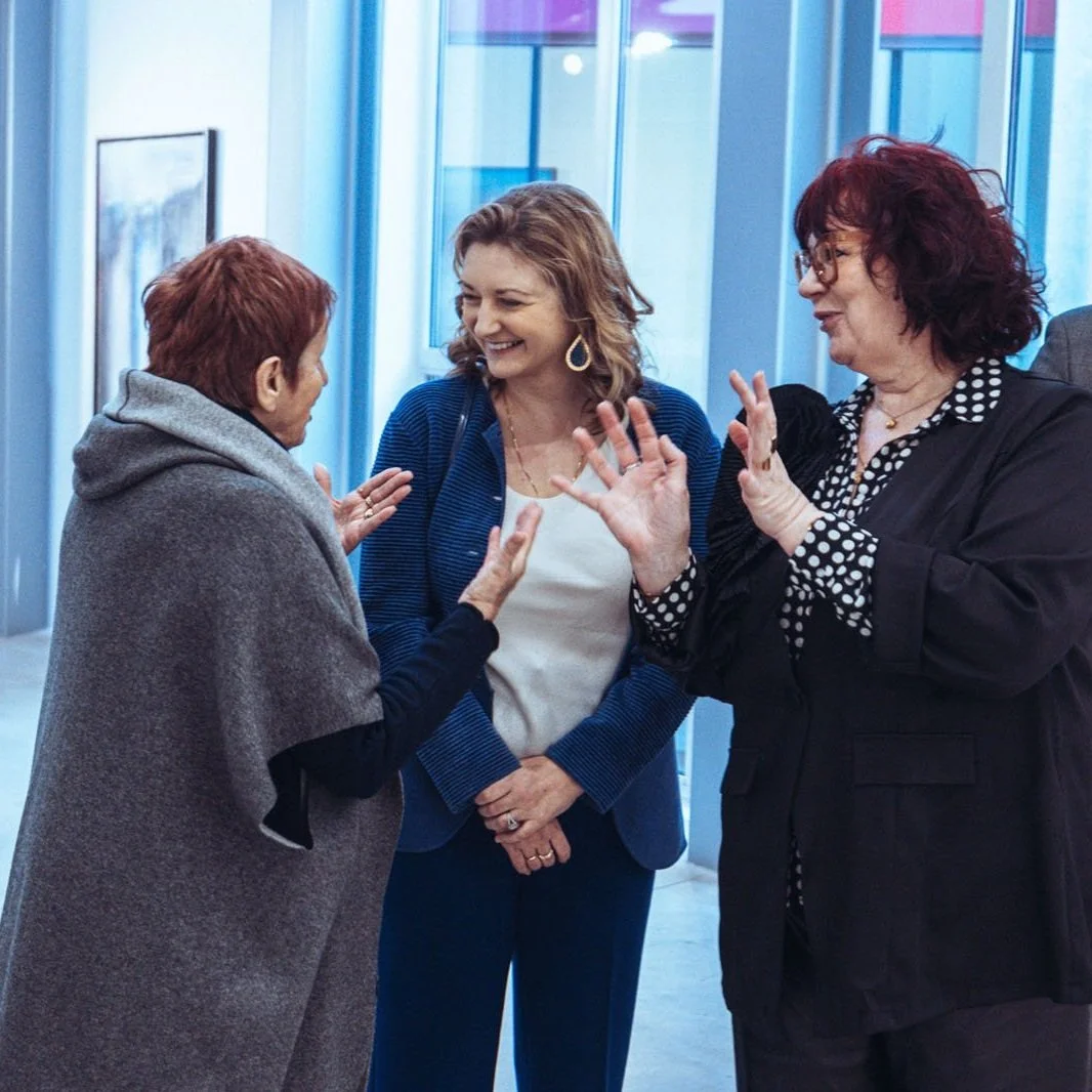 Hereditary Grand Duchess Stéphanie visits "Voyage au cœur du silence" exhibition