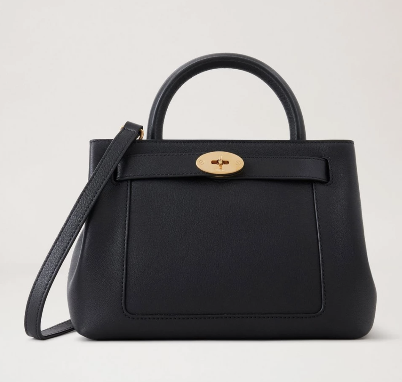 Mulberry Small Islington Bag in Black Silky Calf