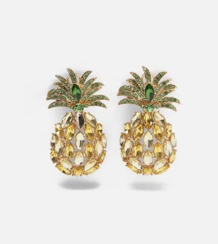Zara Pineapple Earrings