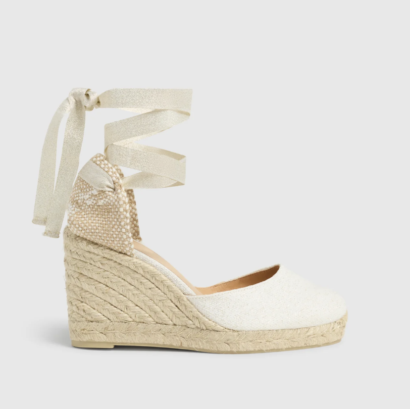 Castaner Carina 90 Wedges in White