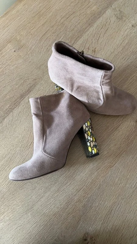 Maliparmi Jeweled Heeled Boots