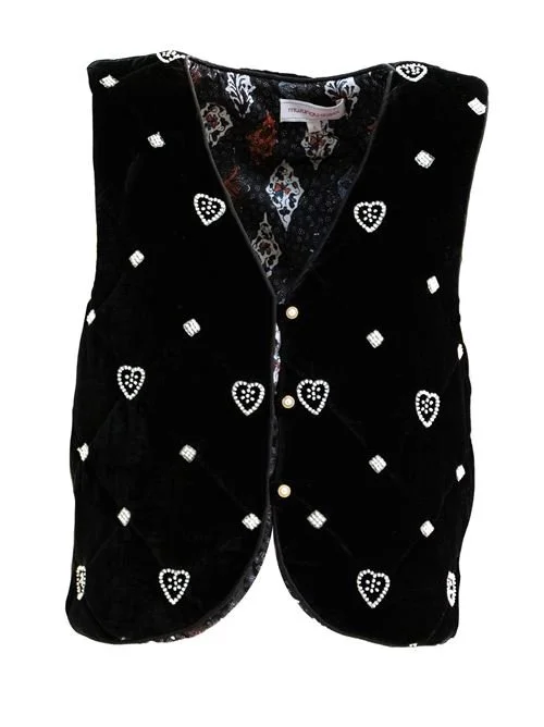 Muzungu Sisters Gigi Gilet in Black