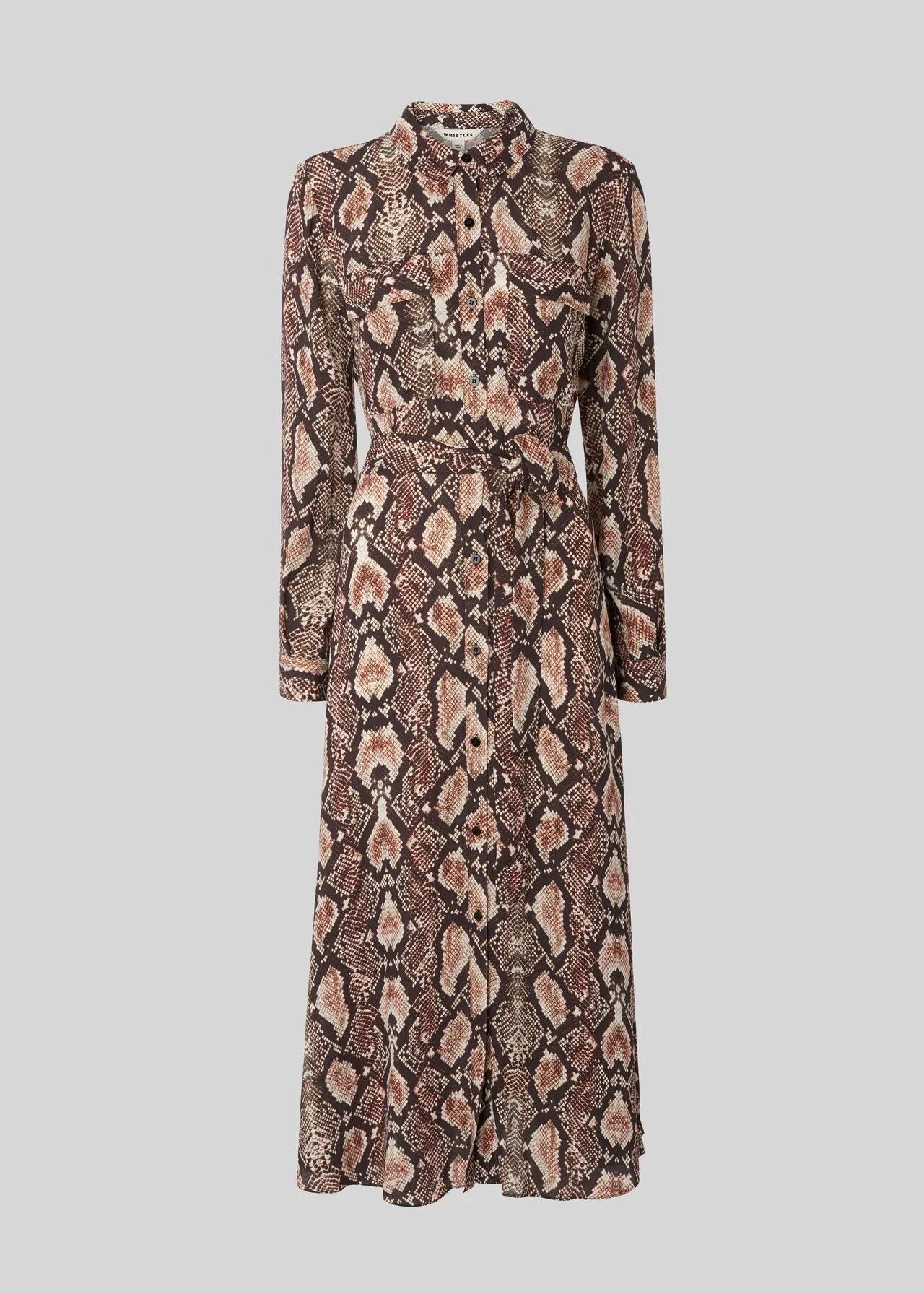 Whistles Elfrida Dress in Snake Print.jpg