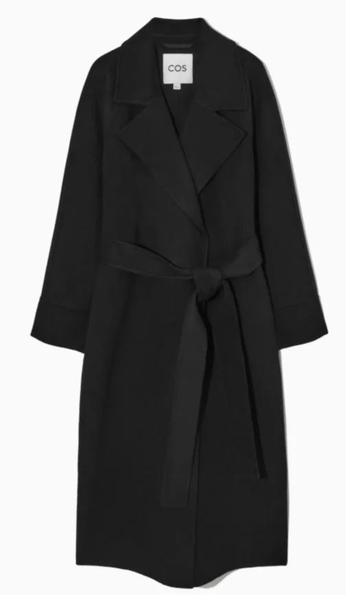 COS Belted Double-Faced Wool Coat