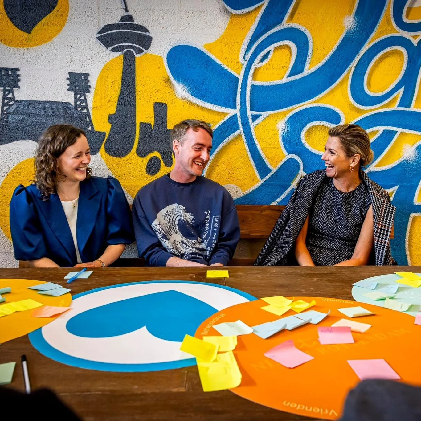 Queen Maxima visits Network New Rotterdam