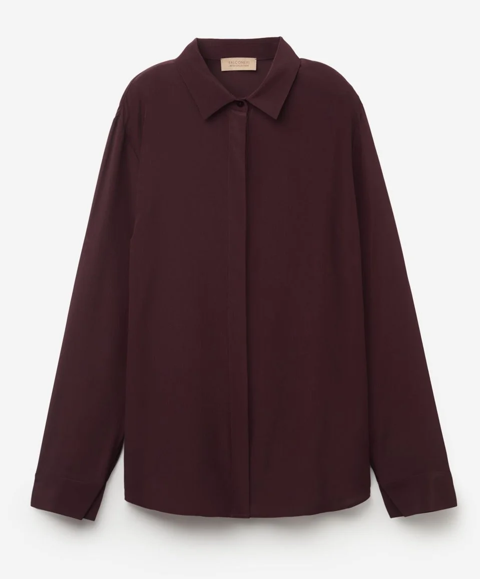 Falconeri Silk Collared Blouse