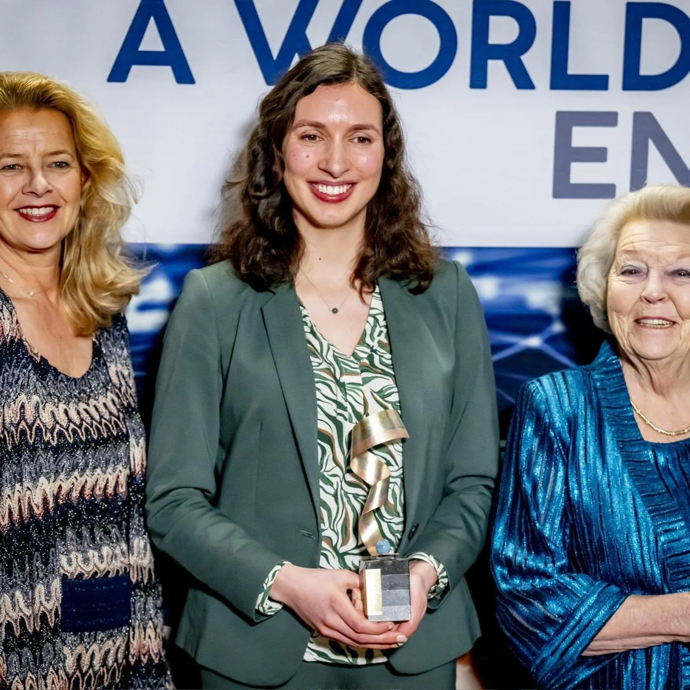 Princess Beatrix and Princess Mabel attend Prince Friso Engineering Award Ceremony