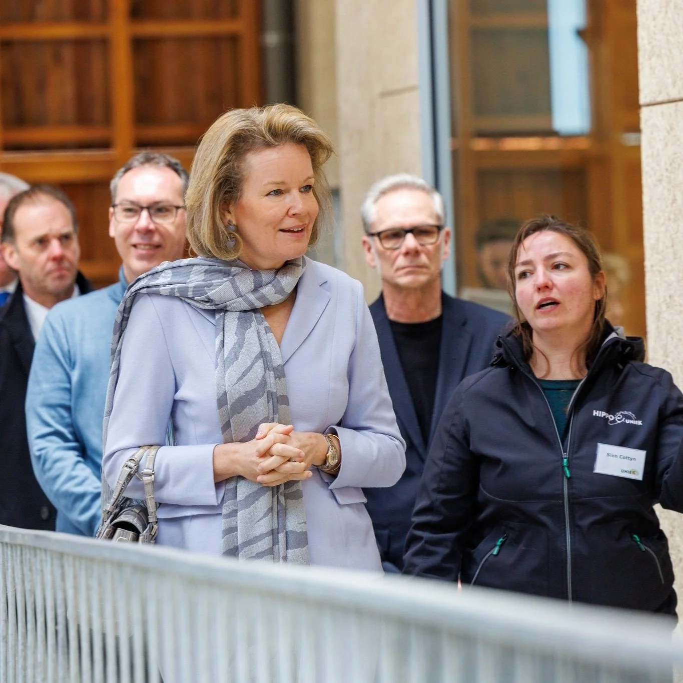 Queen Mathilde visits Vzw Unie-k Ons Erf to mark Week of Care