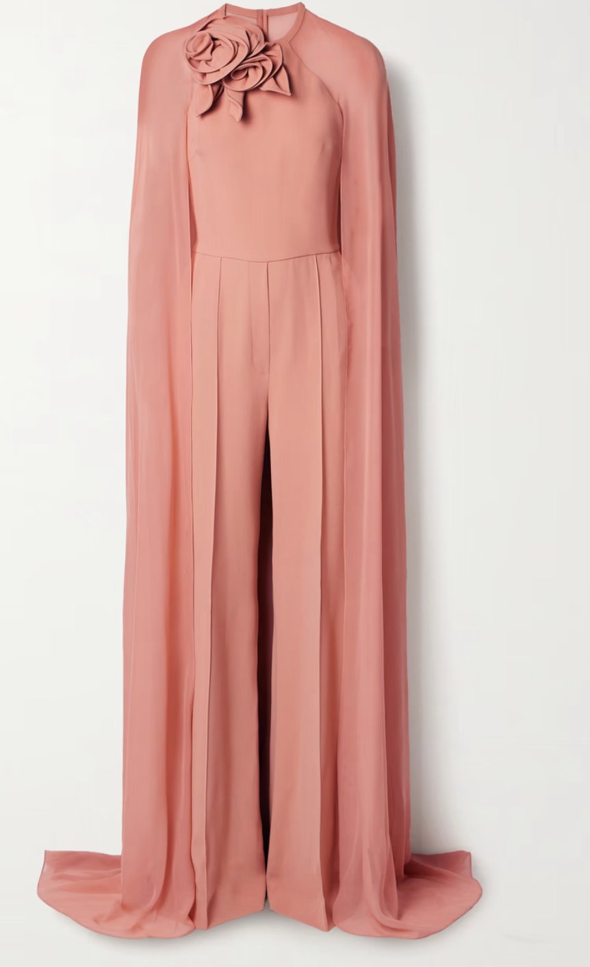 Elie Saab Flower Embellished Jumpsuit