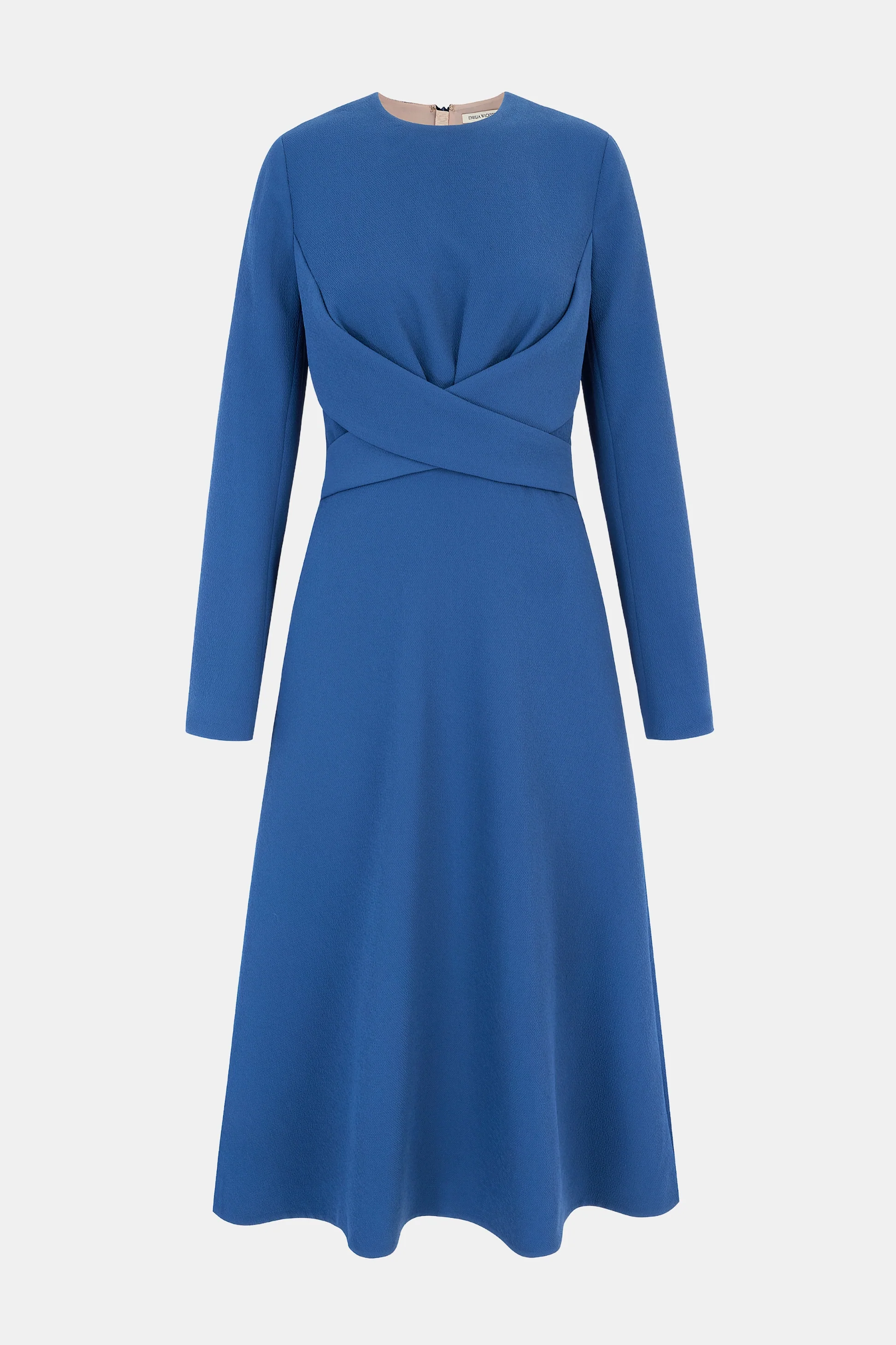 Emilia Wickstead Elta Dress in Steel Blue.png