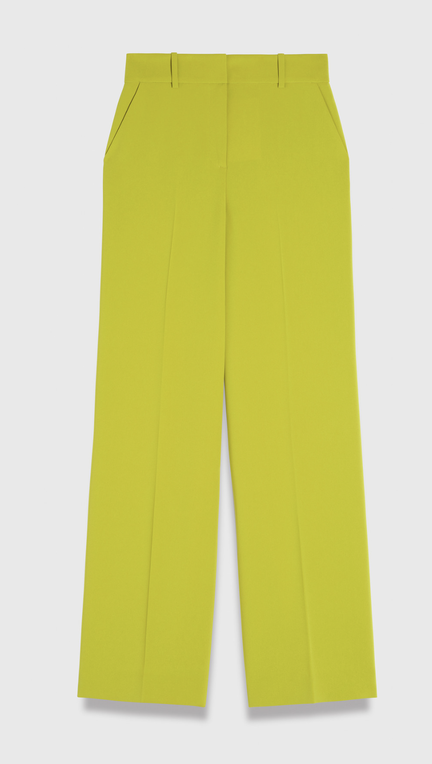 The Fold Adelaide Trousers in Chartreuse