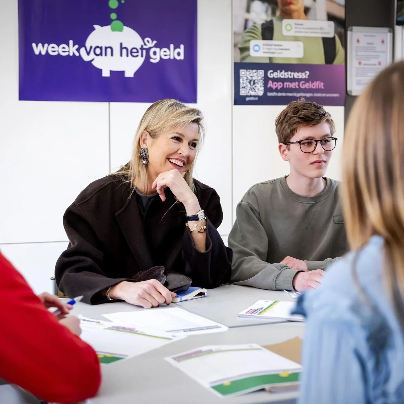 Queen Maxima attends events in Amsterdam and Haarlem