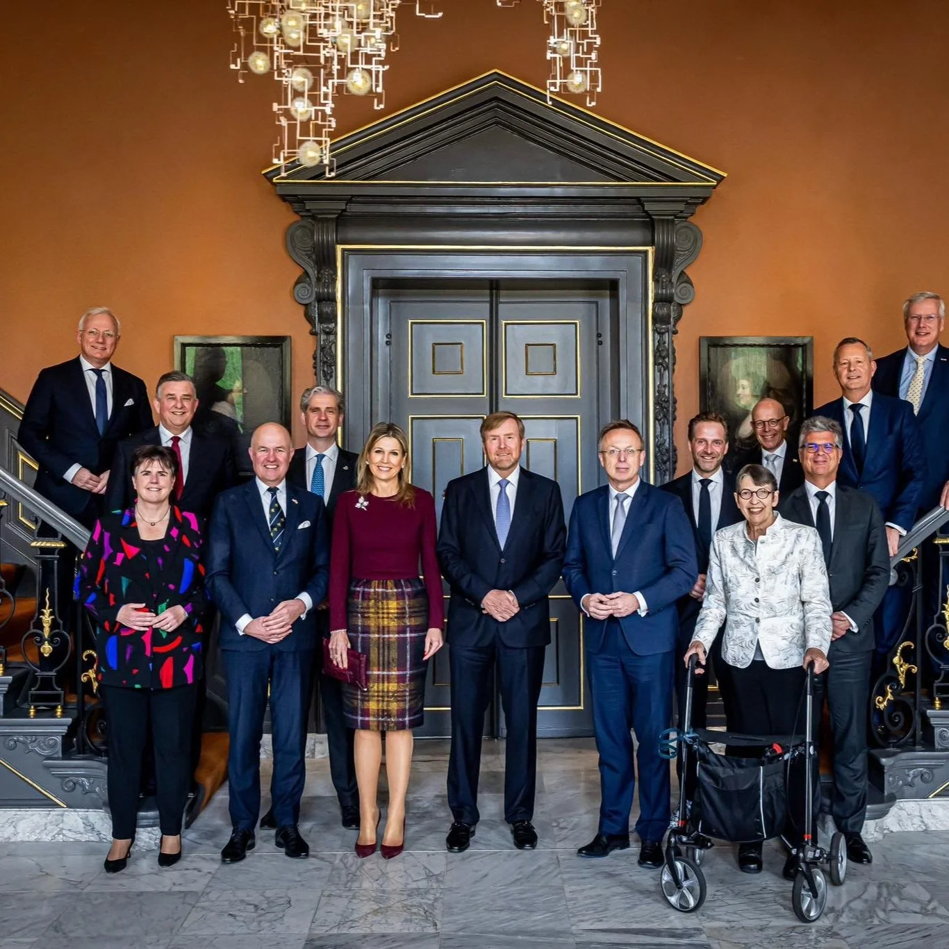 King Willem-Alexander and Queen Maxima host lunch for Circle of King's Commissioners