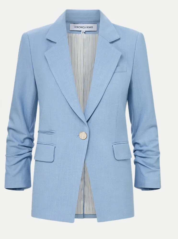 スネル美容室　パルッキーヴェンディ Veronica Beard Battista Dickey Jacket in Bluebell — UFO No More