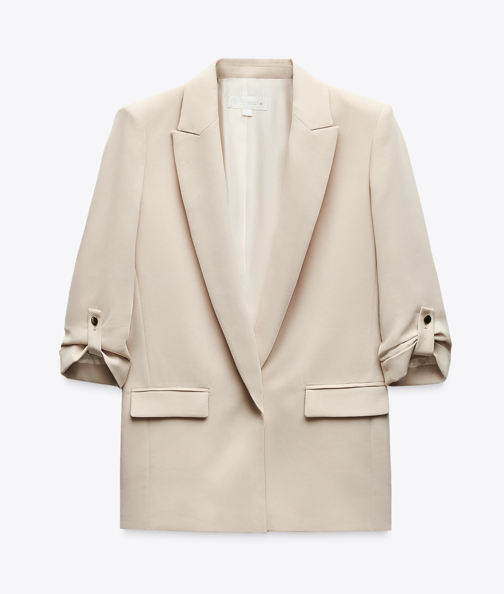 ZARA - BLAZER WITH ROLLED-UP SLEEVES ロールアップ ブレザー $_12.JPG?set_id=880000500F