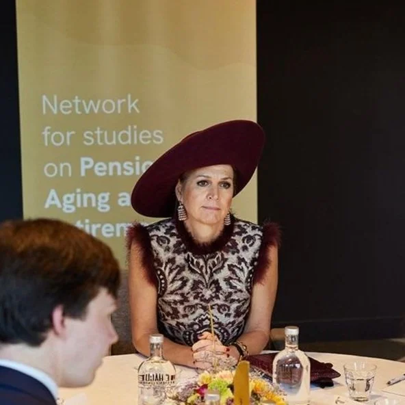 Queen Maxima attends Netspar Pension & Science anniversary conference