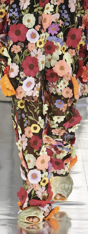 Selam Fessahaye Floral Embroidered Trousers