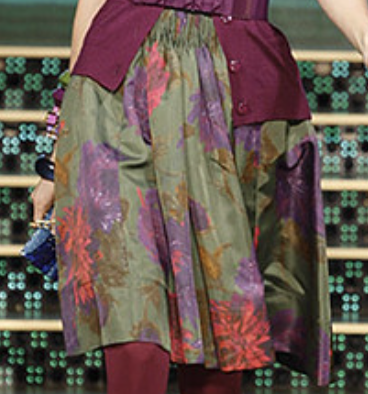 Mango Floral Printed Skirt