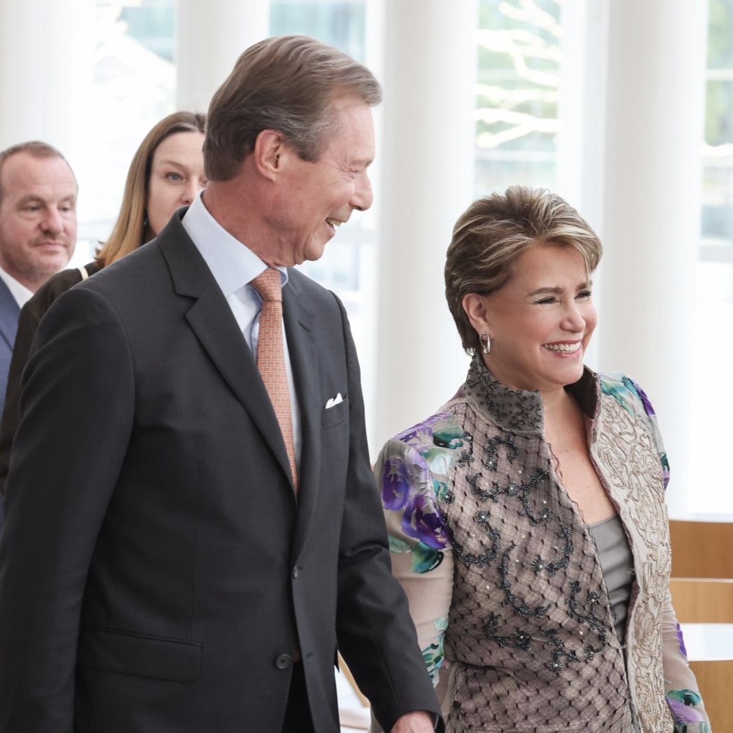 Grand Duke Henri and Grand Duchess Maria Teresa visit the Philarmonie